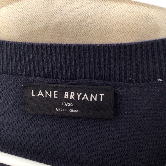 Two bundle lot Lane Bryant cardigans 18 tan blue - Picture 4 of 11